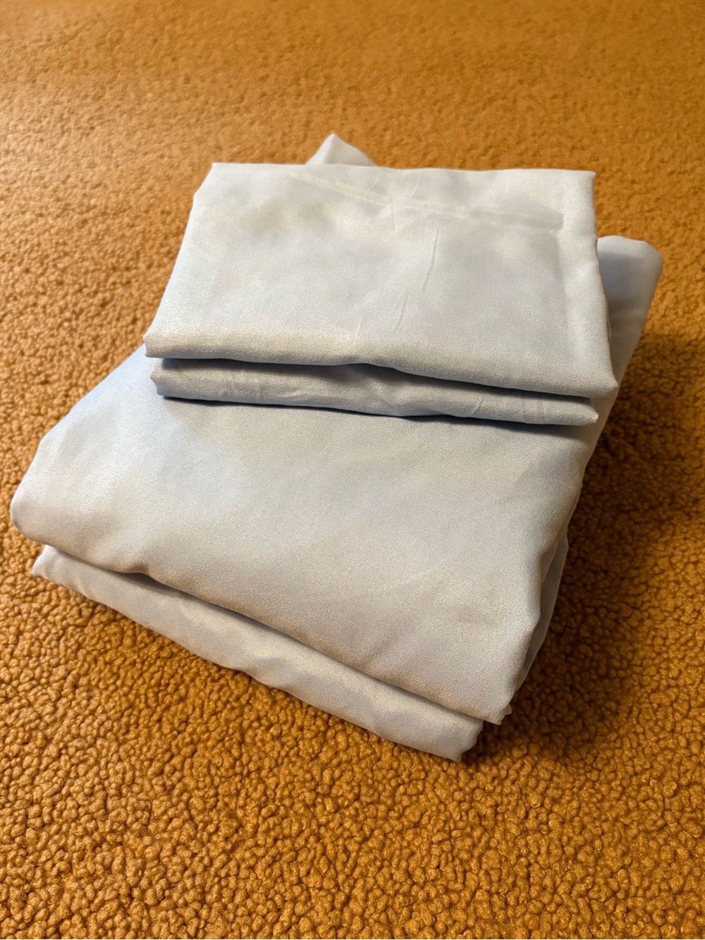 Soft Light Blue Microfiber Full-size Sheet Set
(4 piece deep pocket)